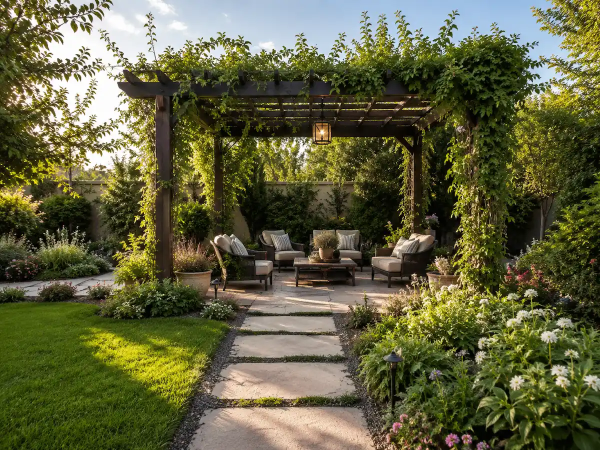 پرگولای برای باغ